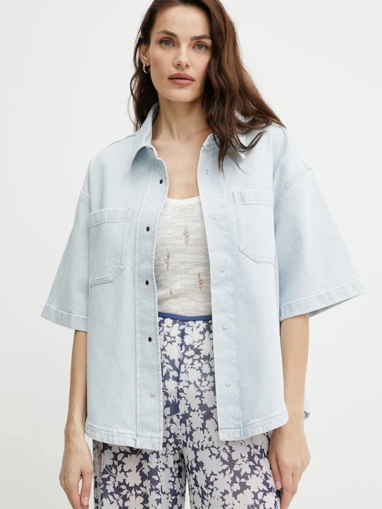 Zdjęcie produktu Ivy Oak koszula jeansowa ERICA IVY & OAK niebieski
