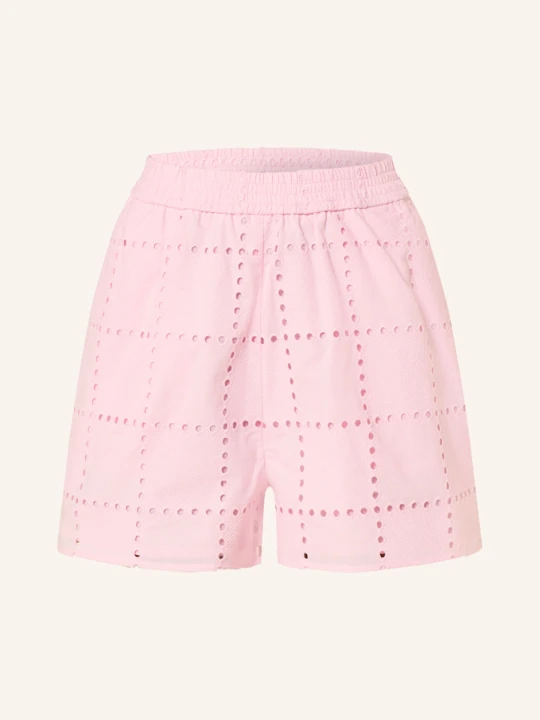 Zdjęcie produktu Ivy Oak Szorty Z Dziurkowanej Koronki rosa IVY & OAK RÓŻOWY
