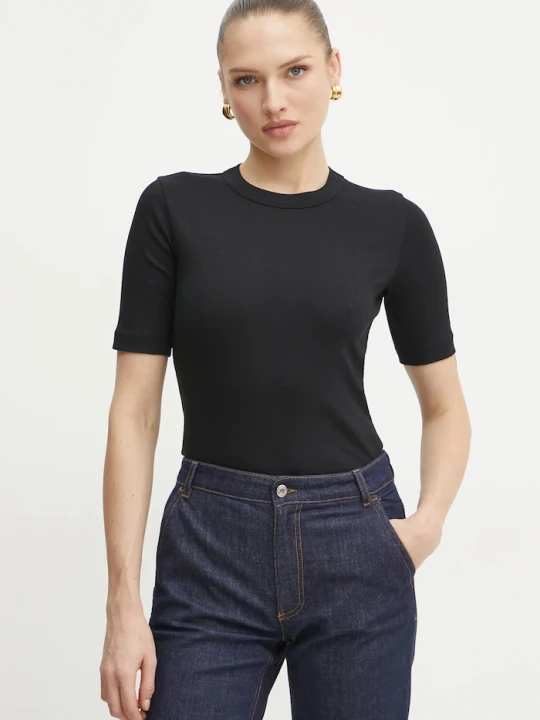 Zdjęcie produktu Ivy Oak t-shirt bawełniany IVY & OAK czarny