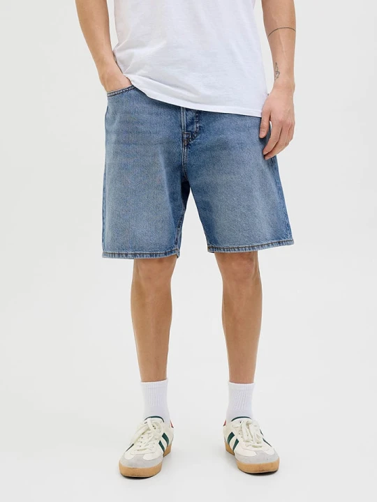 Zdjęcie produktu Jack & Jones Bermudy dżinsowe "Tony" w kolorze niebieskim rozmiar: XXL