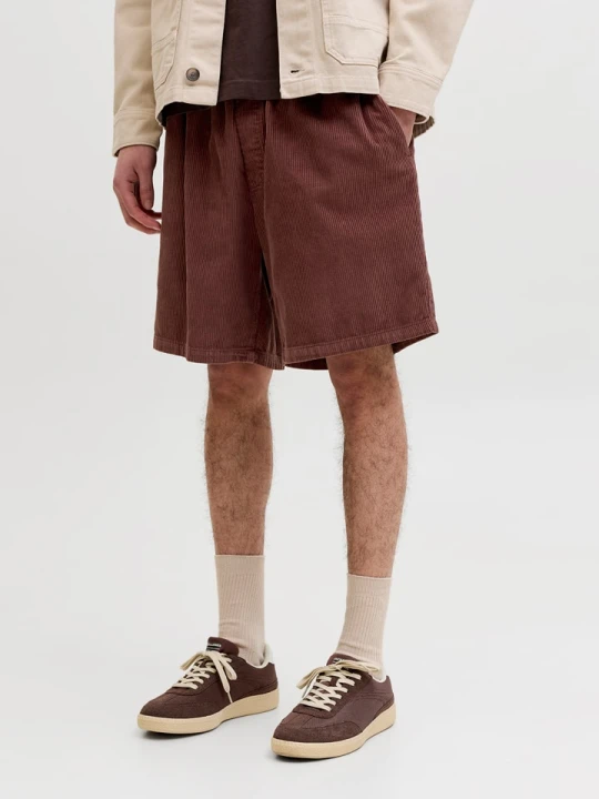 Zdjęcie produktu Jack & Jones Bermudy sztruksowe "Bill" w kolorze brązowym rozmiar: S