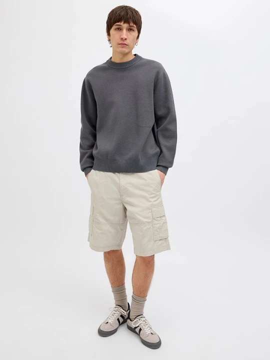 Zdjęcie produktu Jack & Jones Bermudy w kolorze kremowym rozmiar: M