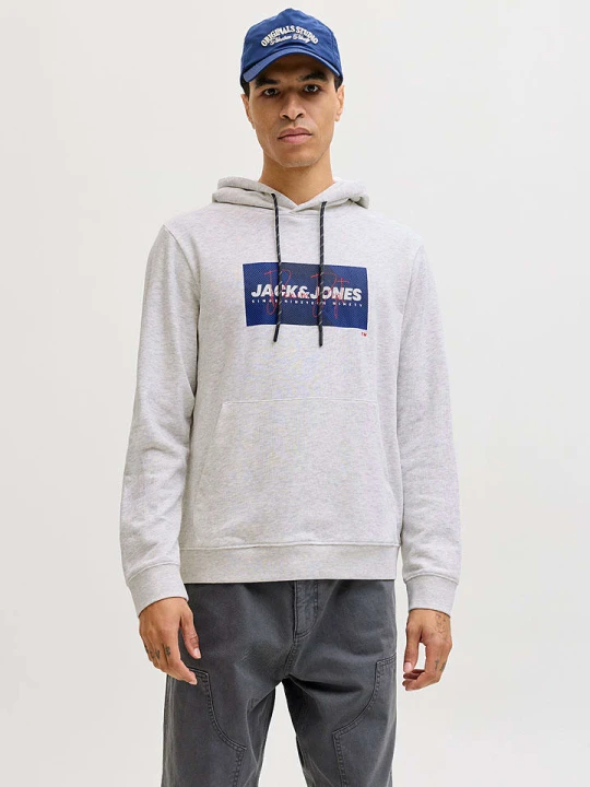 Zdjęcie produktu Jack & Jones Bluza "Cole" w kolorze szarym rozmiar: XL