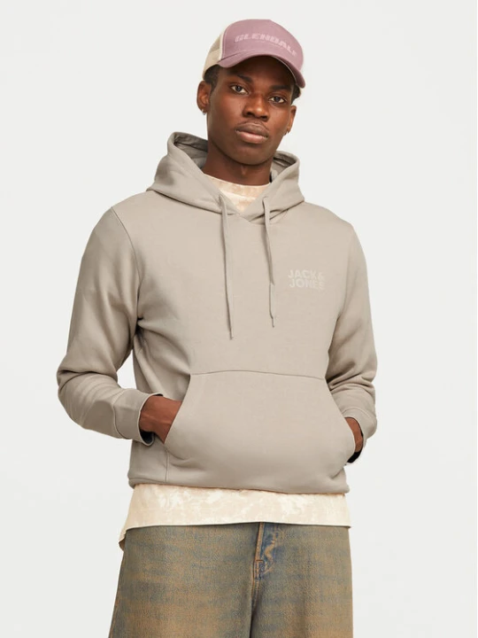 Zdjęcie produktu Jack & Jones Bluza Corp Logo 12152840 Beżowy Standard Fit