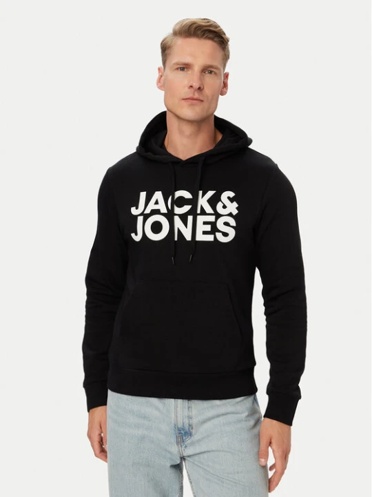 Zdjęcie produktu Jack & Jones Bluza Corp Logo 12152840 Czarny Regular Fit