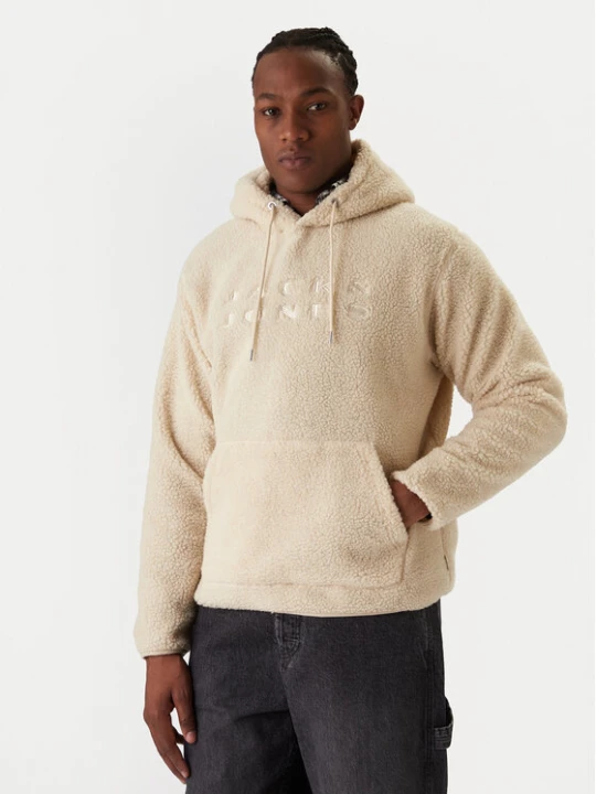 Zdjęcie produktu Jack & Jones Bluza Flare Teddy 12285678 Beżowy Relaxed Fit