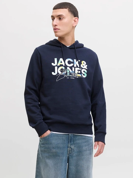 Zdjęcie produktu Jack & Jones Bluza "Geplas" w kolorze granatowym rozmiar: XL