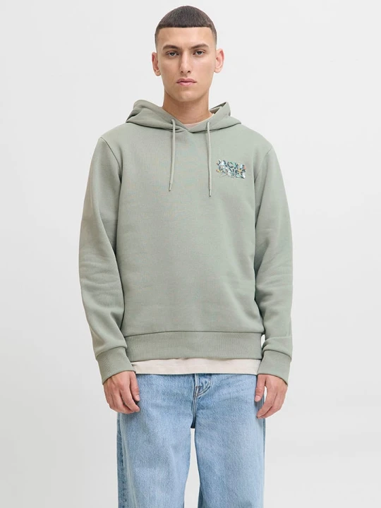 Zdjęcie produktu Jack & Jones Bluza "Geplas" w kolorze szarym rozmiar: XXL