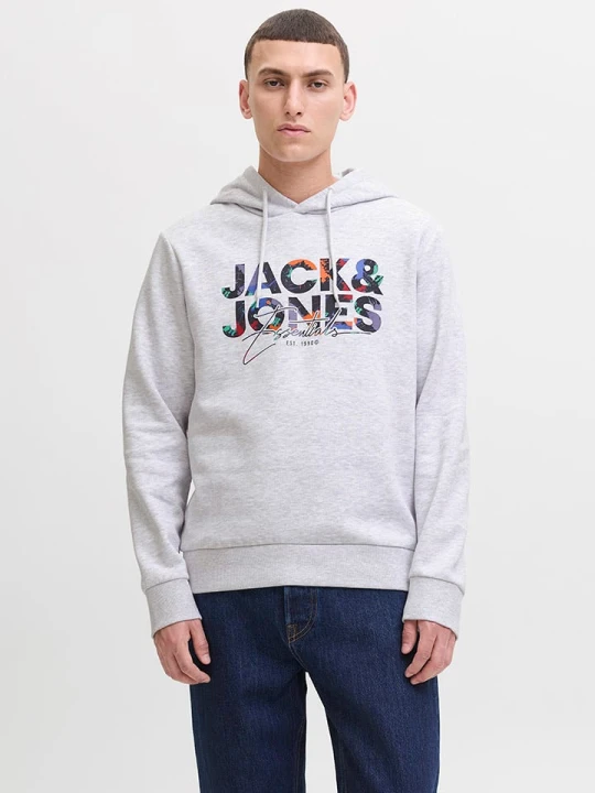Zdjęcie produktu Jack & Jones Bluza "Geplas" w kolorze szarym rozmiar: XXL