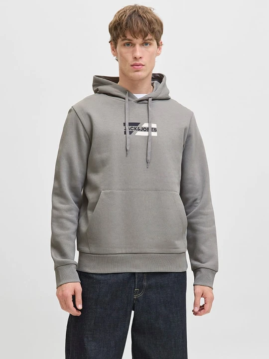 Zdjęcie produktu Jack & Jones Bluza "Jjcorp" w kolorze szarym rozmiar: L
