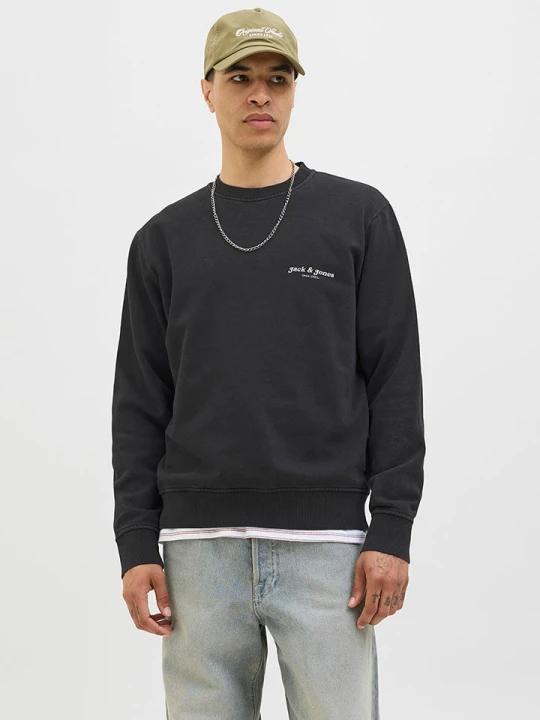 Zdjęcie produktu Jack & Jones Bluza "Jjedover" w kolorze czarnym rozmiar: S