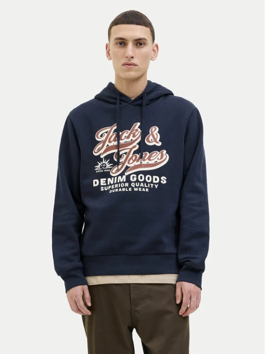 Zdjęcie produktu Jack & Jones Bluza Logo 12279649 Granatowy Regular Fit