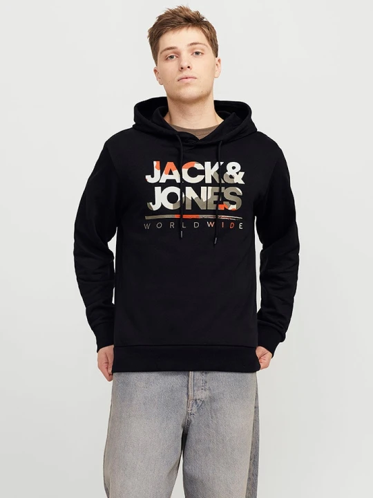 Zdjęcie produktu Jack & Jones Bluza "Luke" w kolorze czarnym rozmiar: XL