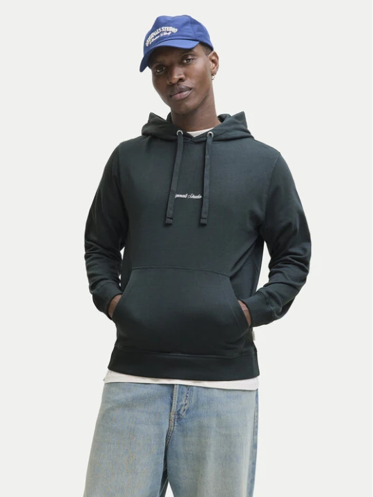 Zdjęcie produktu Jack & Jones Bluza Norrebro 12282861 Zielony ciemny Relaxed Fit