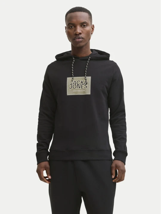 Zdjęcie produktu Jack & Jones Bluza Rain 12288098 Czarny Regular Fit