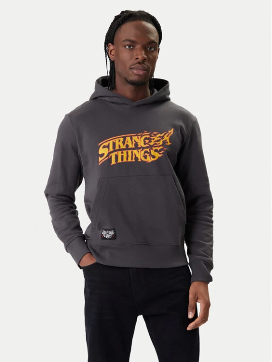 Zdjęcie produktu Jack & Jones Bluza Stranger Things 12291655 Szary Relaxed Fit