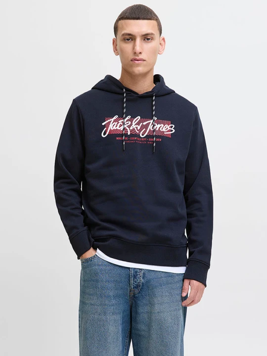 Zdjęcie produktu Jack & Jones Bluza "Urban" w kolorze granatowym rozmiar: M