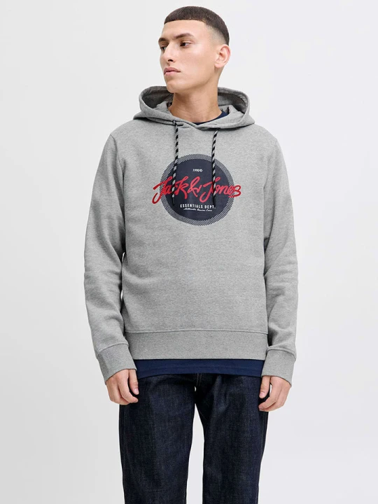 Zdjęcie produktu Jack & Jones Bluza "Urban" w kolorze szarym rozmiar: S