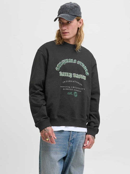 Zdjęcie produktu Jack & Jones Bluza w kolorze czarnym rozmiar: L