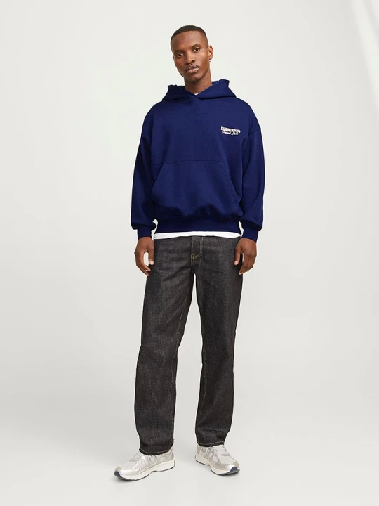 Zdjęcie produktu Jack & Jones Bluza w kolorze granatowym rozmiar: L