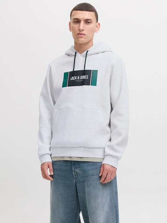 Zdjęcie produktu Jack & Jones Bluza w kolorze jasnoszarym rozmiar: XXL