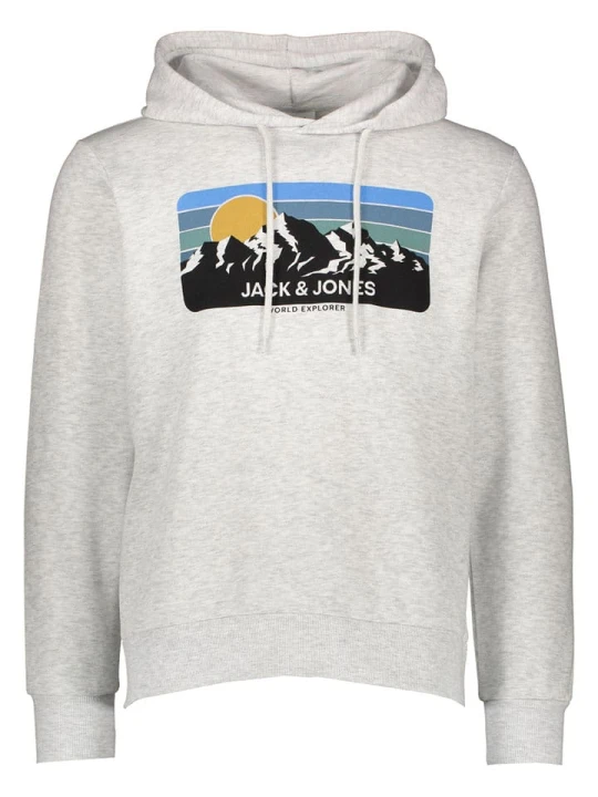 Zdjęcie produktu Jack & Jones Bluza w kolorze jasnoszarym rozmiar: XL