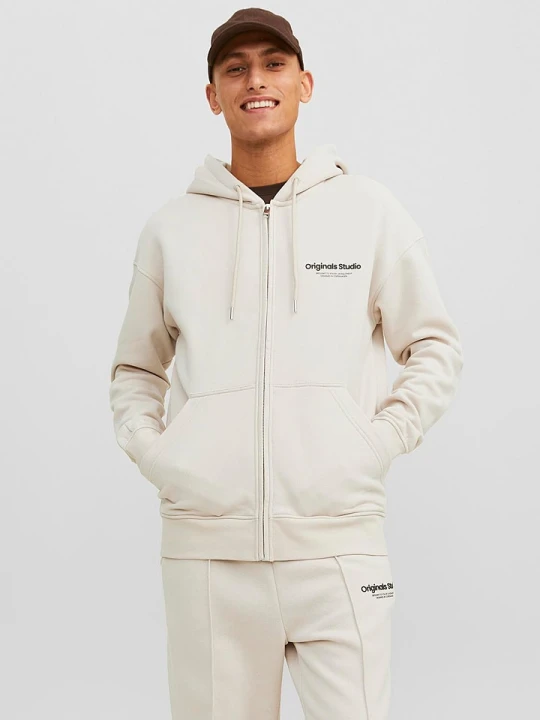 Zdjęcie produktu Jack & Jones Bluza w kolorze kremowym rozmiar: XL