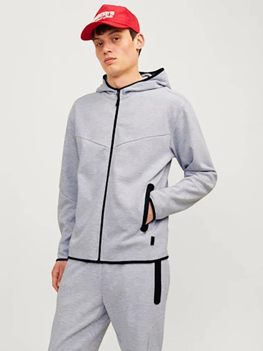 Zdjęcie produktu Jack & Jones Bluza w kolorze szarym rozmiar: M