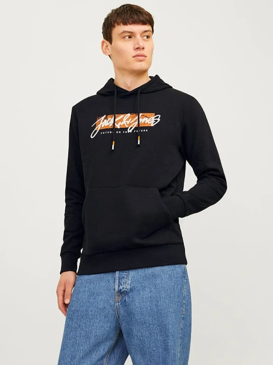 Zdjęcie produktu Jack & Jones Bluza "Whitley" w kolorze czarnym rozmiar: S