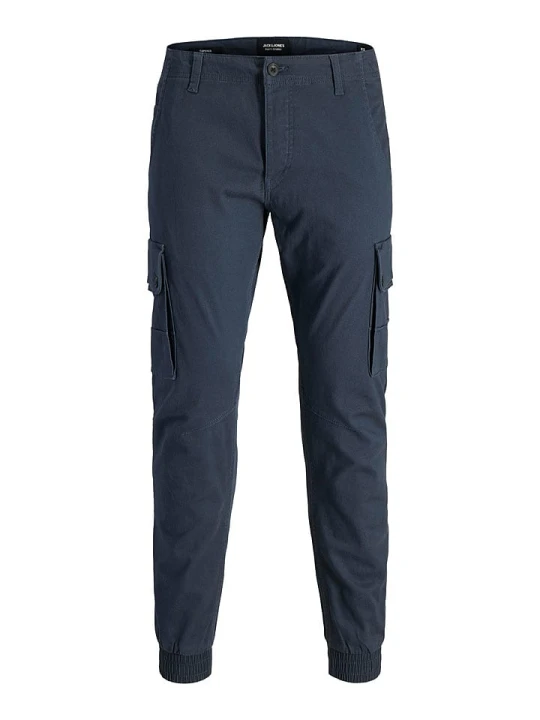 Zdjęcie produktu Jack & Jones Bojówki "Paul" w kolorze granatowym rozmiar: W28 / L32