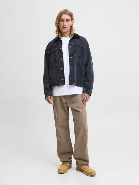 Zdjęcie produktu Jack & Jones Bojówki w kolorze jasnobrązowym rozmiar: W33/L32
