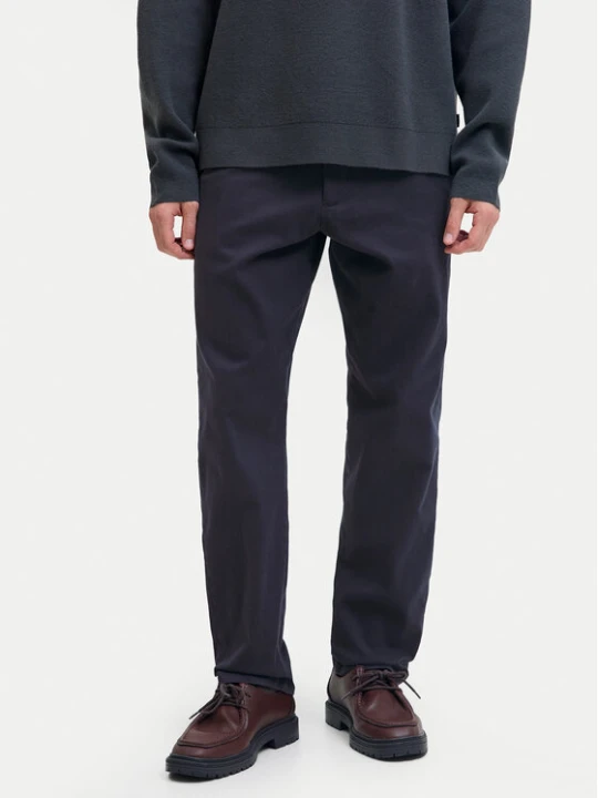 Zdjęcie produktu Jack & Jones Chinosy Kane Hank 12286940 Granatowy Relaxed Fit