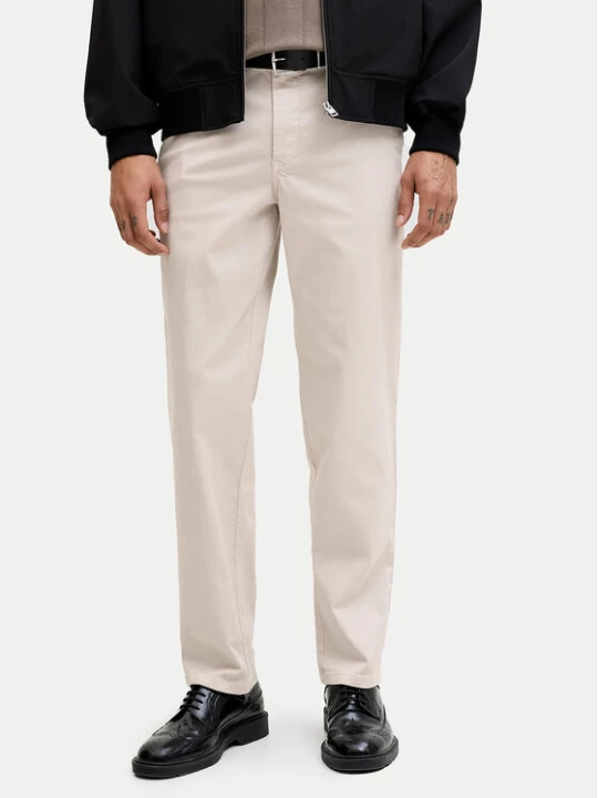 Zdjęcie produktu Jack & Jones Chinosy Lie Vance 12292970 Écru Regular Fit Kremowy
