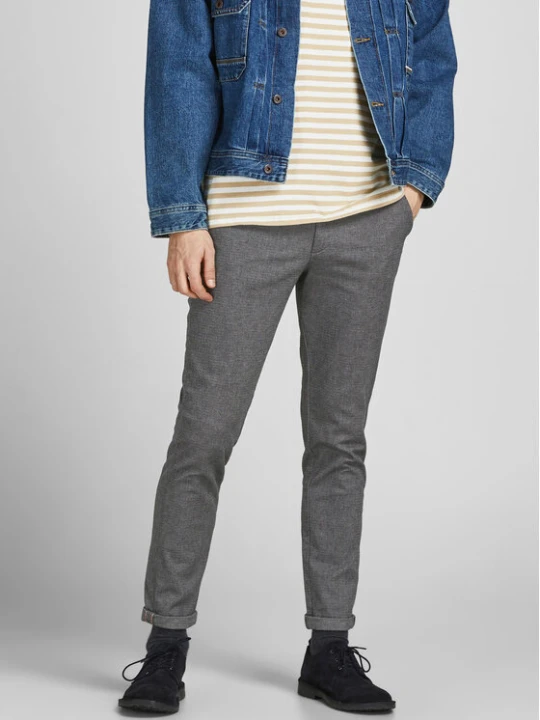 Zdjęcie produktu Jack & Jones Chinosy Marco 12206198 Szary Slim Fit