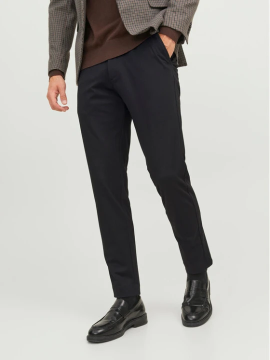 Zdjęcie produktu Jack & Jones Chinosy Marco 12237523 Czarny Slim Fit