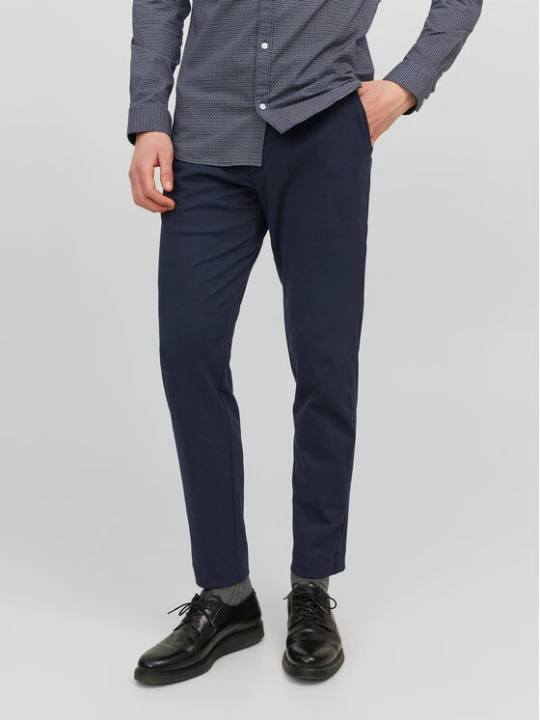 Zdjęcie produktu Jack & Jones Chinosy Marco 12237523 Granatowy Slim Fit