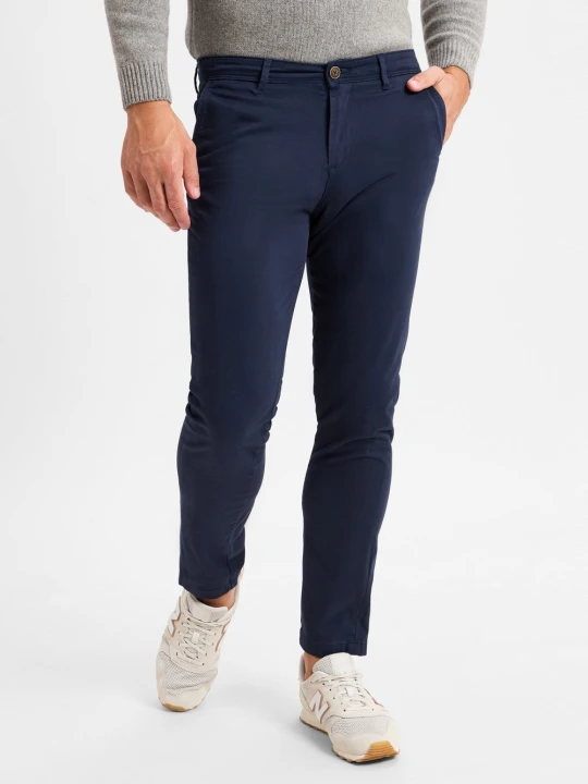 Zdjęcie produktu Jack & Jones Chinosy Mężczyźni Bawełna niebieski