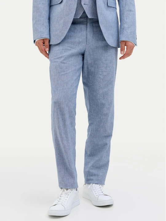 Zdjęcie produktu Jack & Jones Chinosy Riviera 12228724 Błękitny Slim Fit Niebieski jasny