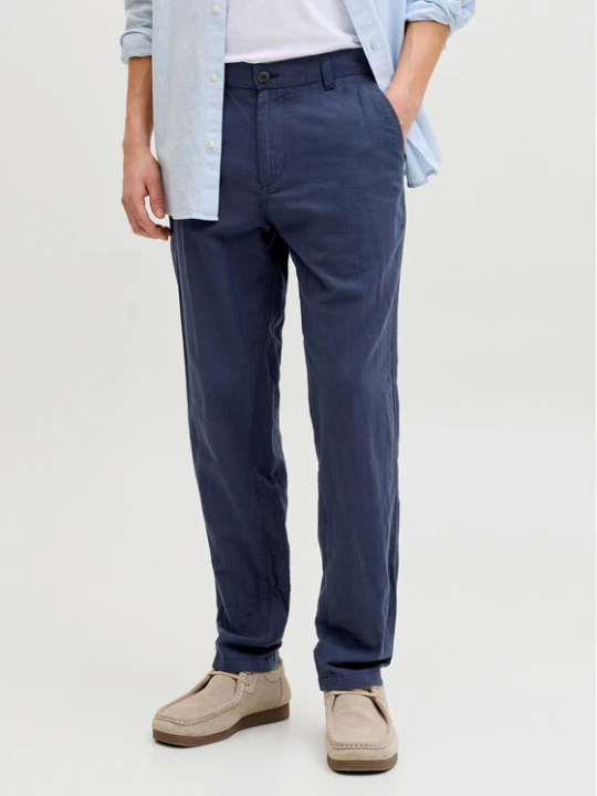 Zdjęcie produktu Jack & Jones Chinosy Stace 12248604 Granatowy Tapered Fit