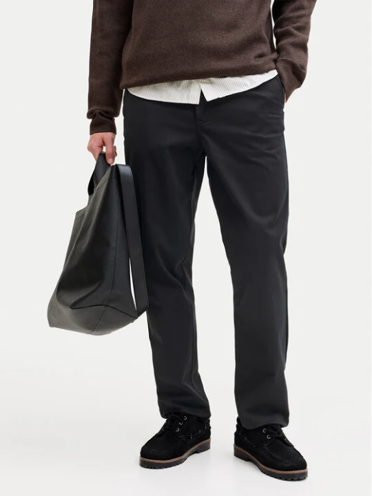 Zdjęcie produktu Jack & Jones Chinosy Stollie 12292970 Czarny Regular Fit