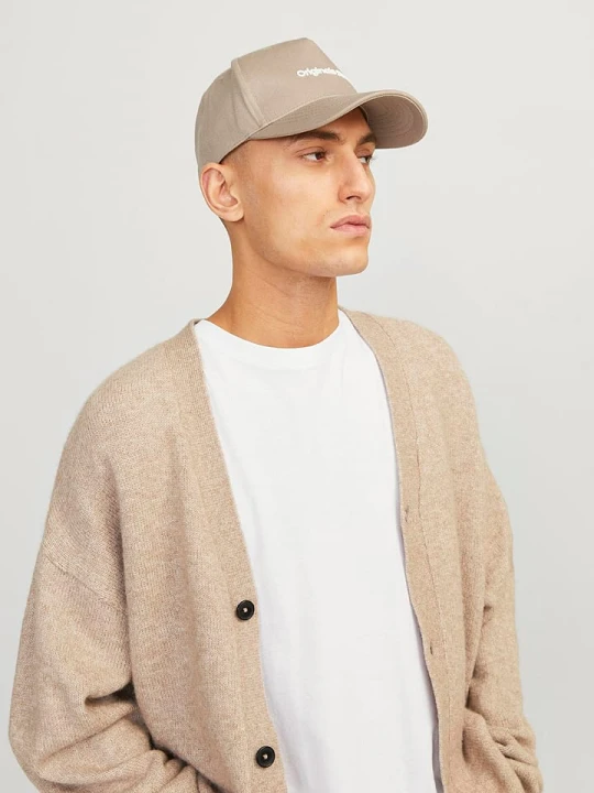 Zdjęcie produktu Jack & Jones Czapka w kolorze beżowym rozmiar: onesize
