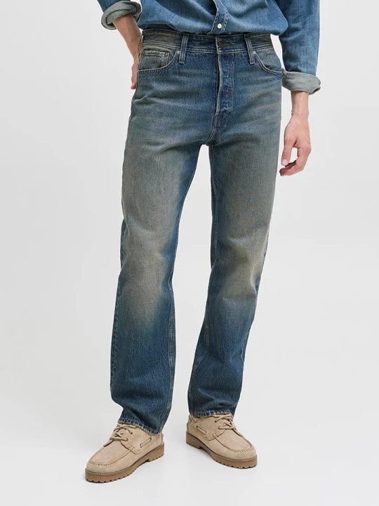 Zdjęcie produktu Jack & Jones Dżinsy "Chris" w kolorze niebieskim rozmiar: W28/L32