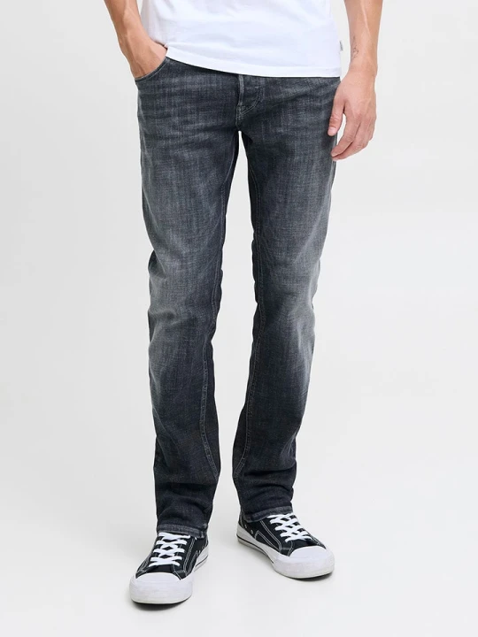 Zdjęcie produktu Jack & Jones Dżinsy "Glenn" - Regular fit - w kolorze antracytowym rozmiar: W30/L34