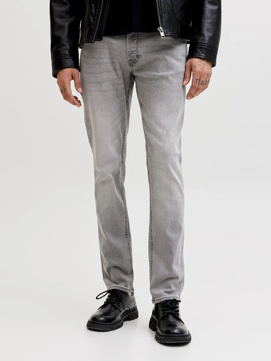 Zdjęcie produktu Jack & Jones Dżinsy "Glenn" - Slim fit - w kolorze szarym rozmiar: W32/L30