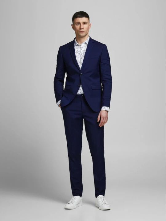 Zdjęcie produktu Jack & Jones Garnitur Franco 12181339 Granatowy Super Slim Fit