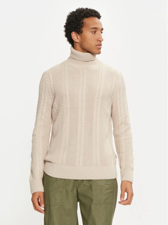 Zdjęcie produktu Jack & Jones Golf 12261441 Beżowy Regular Fit