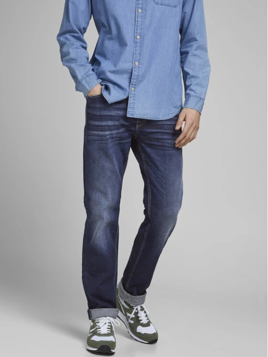 Zdjęcie produktu Jack & Jones Jeansy Clark 12177444 Granatowy Regular Fit