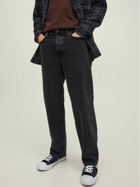 Zdjęcie produktu Jack & Jones Jeansy Eddie 12216879 Czarny Loose Fit