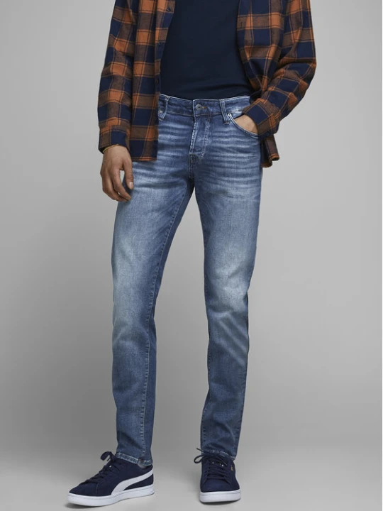 Zdjęcie produktu Jack & Jones Jeansy Glenn 12148275 Niebieski Slim Fit