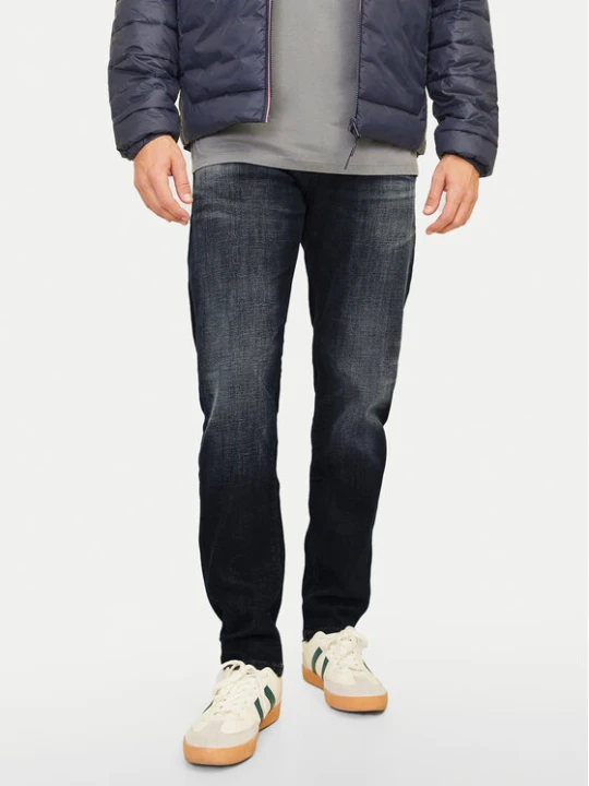 Zdjęcie produktu Jack & Jones Jeansy Mike 12263530 Granatowy Tapered Fit